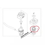 Cartus filtrant RURIS PS168f-8-7, pentru motocultoarele Ruris echipate cu motoare 168F