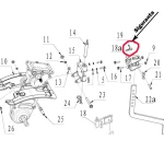 Siguranta bolt suport RURIS PS6500k-3-19, pentru motosapa Ruris 6 cp, 6.5 cp, 7 cp
