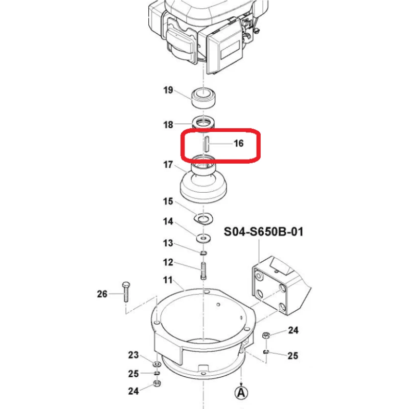 Pana dreapta RURIS PSS550-23, pentru motocultoarele Ruris S550
