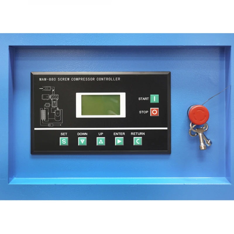 Compresor cu surub 55KW/ 75CP, 9.5mc/min cu uscator Breckner Germany