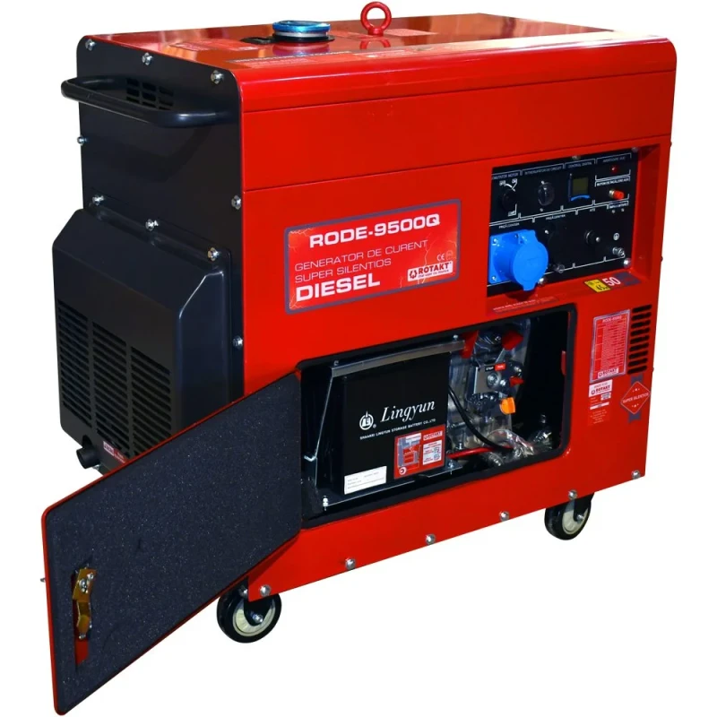 Generator DIESEL Rotakt RODE9500QT, 7.1 kW