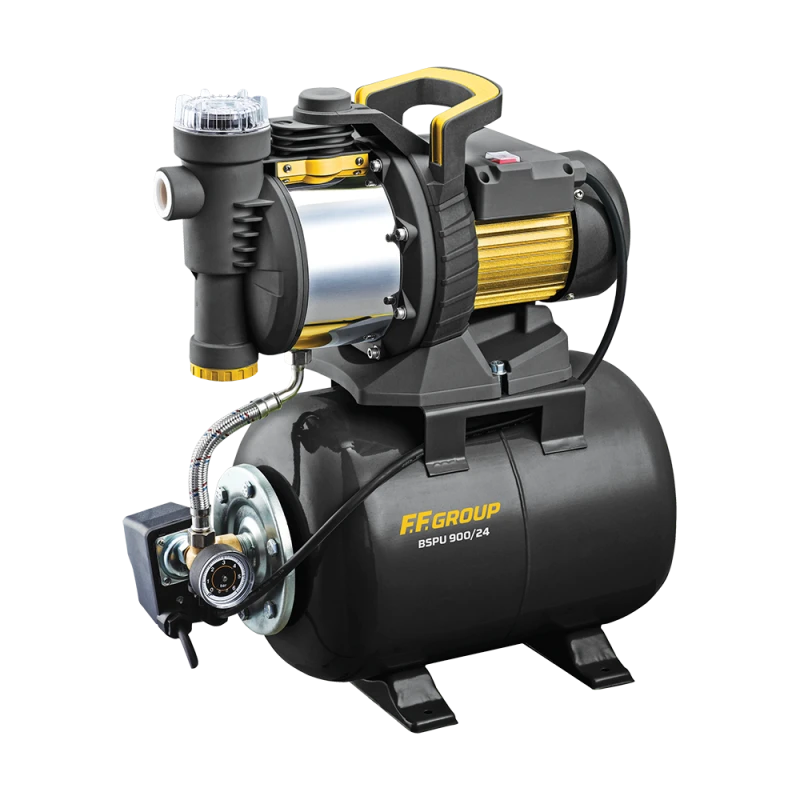 Hidrofor FF GROUP BSPU 900/24, 900W, Rezervor 24L, Debit 3600 l/h, Inaltime 42m, Cod 43488