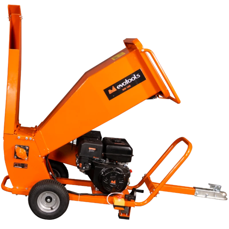 Tocator pentru crengi, model WD150 Epto, putere 15 CP, transmisie pe curea, Evotools