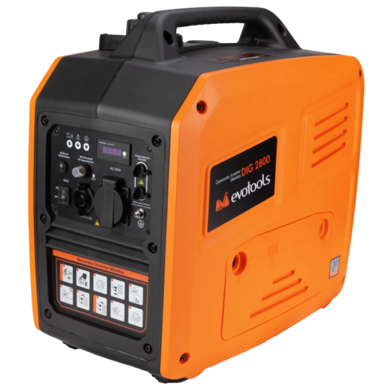 Generator Invertor Evotools, Silentios EPTO DIG 2800, Putere 2800 W, 681902