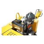 Cilindru compactor 800kg, cu tambur 2x635mm, motor 9CP diesel CF178, pornire electrica sau manuala