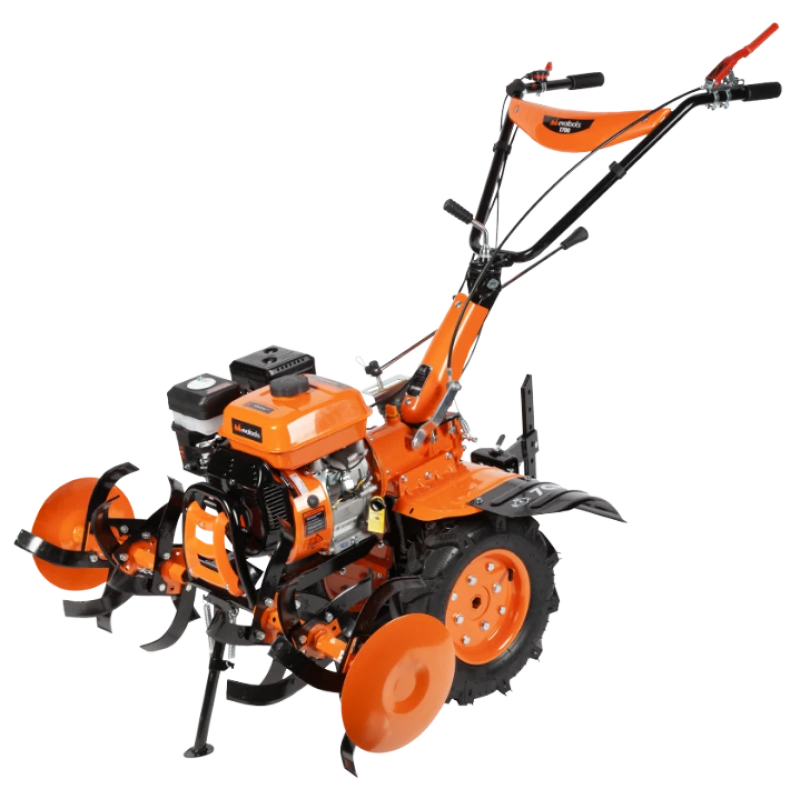 Motocultor T700 Evotools 7 CP, roti de transport, freze, pinion conic