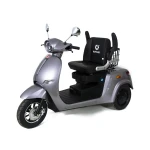 Triciclu Electric Rotakt Navigator 2 Motoare De 400W Viteză 25 km/h Autonomie 80 km Baterie plumb-acid 60V 20Ah Greutate maximă 300kg