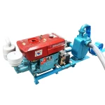 Sistem irigatii 15 aspersoare, motor diesel 16.2KW, pornire electrica