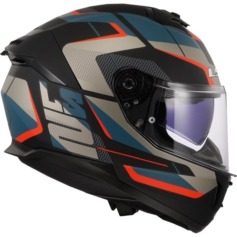 Casca LS2 FF808 Stream II Road Matt Black/Blue XL
