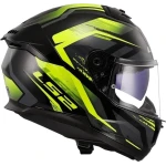 Casca LS2 FF808 Stream II Fury Black/H-V Yellow 2XL