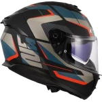 Casca LS2 FF808 Stream II Road Matt Black/Blue 2XL