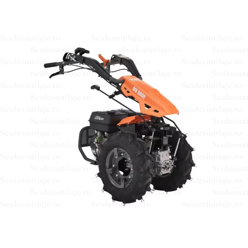 Motocultivator OMAC MV 9000, motor benzina, 4 timpi, 270 CC, 9 CP, 6.6 kW, 5 trepte viteza, roti cauciuc 5.00 x 10