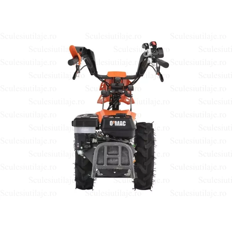 Motocultivator OMAC MV 9000, motor benzina, 4 timpi, 270 CC, 9 CP, 6.6 kW, 5 trepte viteza, roti cauciuc 5.00 x 10