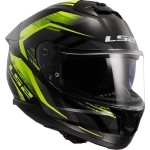 Casca LS2 FF808 Stream II Fury Black/H-V Yellow 2XL