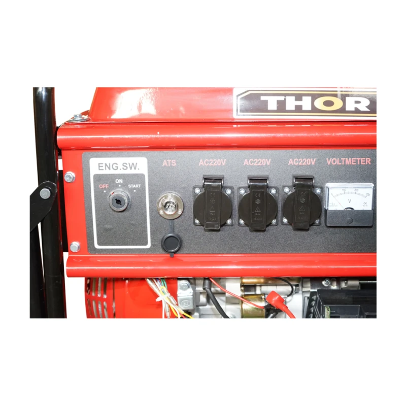 Generator electric pe benzina 220-380V 7.2KW 50Hz cu ATS si pornire electrica/manuala THOR