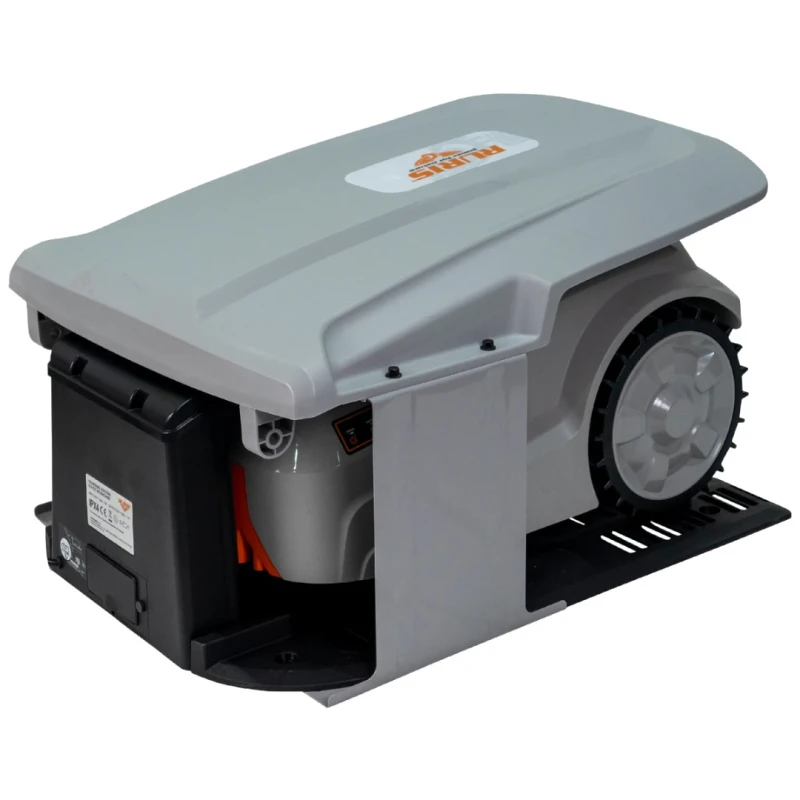 Robot de tuns iarba / gazon, Ruris RXR 500, cu acumulator Li-on, 20 V, 2 Ah, latime de taiere 18 cm
