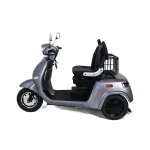 Triciclu Electric Rotakt Navigator 2 Motoare De 400W Viteză 25 km/h Autonomie 80 km Baterie plumb-acid 60V 20Ah Greutate maximă 300kg