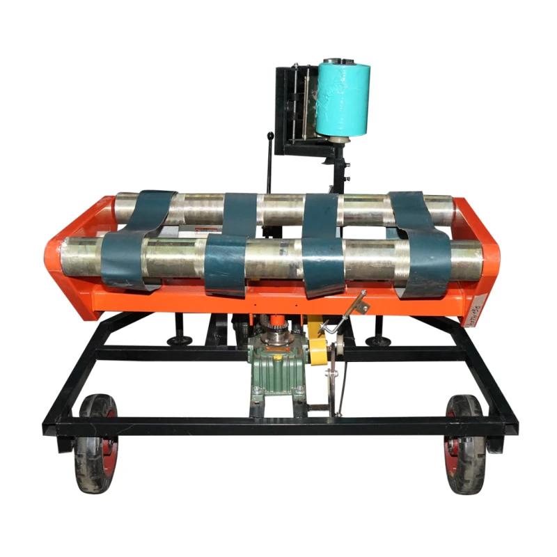 Masina infoliat baloti 500/610x700mm cu motor pe benzina HONADA GX160 4.8CP, pornire sfoara