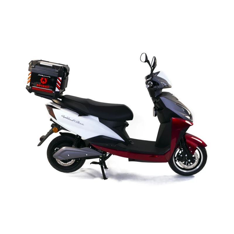 Scuter Rotakt Galileo Ultra, viteza maxima 25Km/h, autonomie 45Km, Putere 2400W, acumulatori 72V / 30Ah, timp de încărcare 6-8h, KeyLess Go, USB, NFC/Bluetooth, fara permis