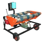 Masina infoliat baloti 500/610x700mm cu motor pe benzina HONADA GX160 4.8CP, pornire sfoara