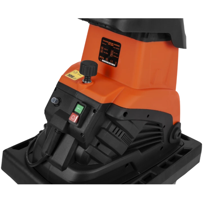 Tocator pentru resturi vegetale, model WS 2600 EPTO, putere 2600 W, 45 mm, Evotools, 681362