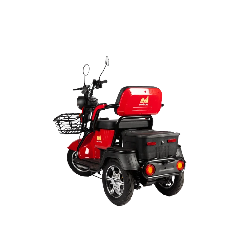 Triciclu electric TRC1000 EvoTools, 1000 W, viteza maxima de 25 km/h, conform reglementarilor UE, fara permis