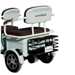 Triciclu Electric Persoane Scorilo TRP1200 Verde cu Bancheta Dubla 1200 W Autonomie 28 km, viteza maxima de 25 km/h, conform reglementarilor UE, fara permis