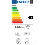 Uscator de rufe Heinner HHPD-M7N13PBKE++, Pompa de caldura, 7 kg, 16 programe, Clasa E, Display LED, Functie anti-sifonare, Iluminare cuva, Indicator curatare filtru scame, Blocare acces copii, Alb