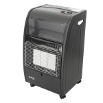 Soba pe gaz Samus RS421, GPL, 3 trepte de putere 1.55/2.9/4.2 kW, Senzor de prezenta a flacarii, Tip aprindere: piezo-electrica, Negru