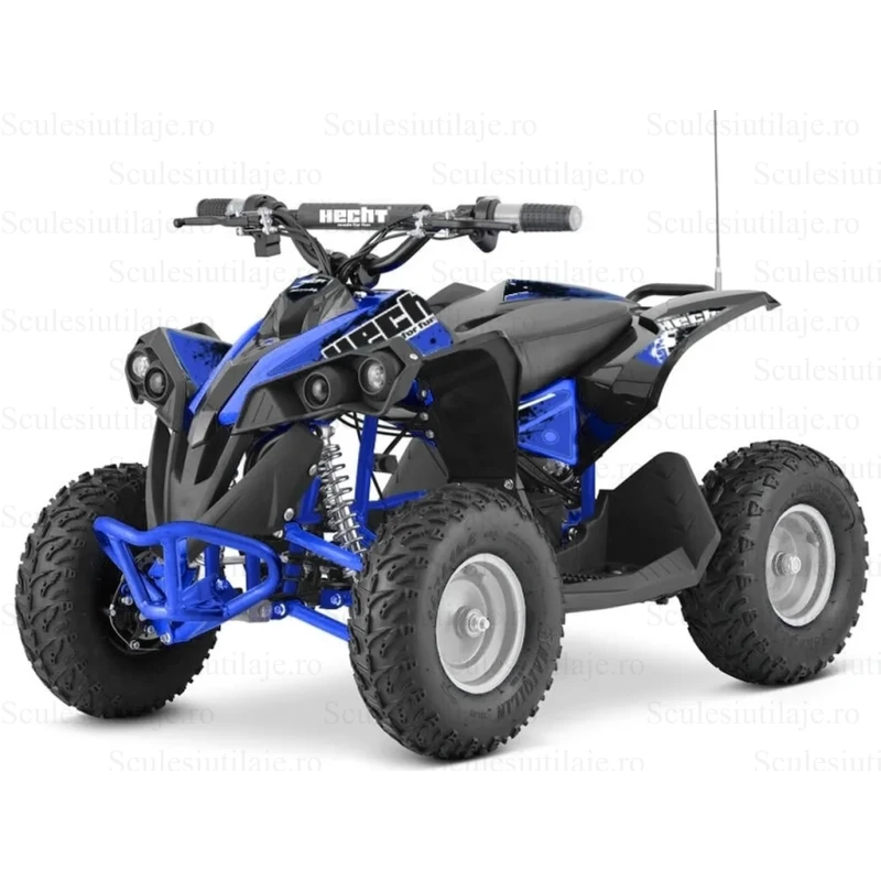 ATV electric Hecht 51060 Blue, motor 1060W, viteza maxima 35 km/h, albastru capacitate max 70 kg