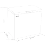 Lada Frigorifica Albatros LA229E, 198 l, Clasa energetica E, Fast Freeze, Dubla functionalitate(frigider/congelator), Termostat reglabil, Alb