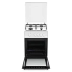 Aragaz Albatros AL452ABS, 4 Arzatoare gaz, 50cm, Cuptor gaz, Siguranta plita si cuptor, Geam dublu la cuptor, Alb