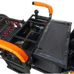 Triciclu Electric Cargo RURIS Pilot 3120N, 2000W, 72V 45Ah, Autonomie 70 km, Gri – Utilitar, Sarcina 542 kg, viteza maxima de 25 km/h, conform reglementarilor UE, fara permis, negru