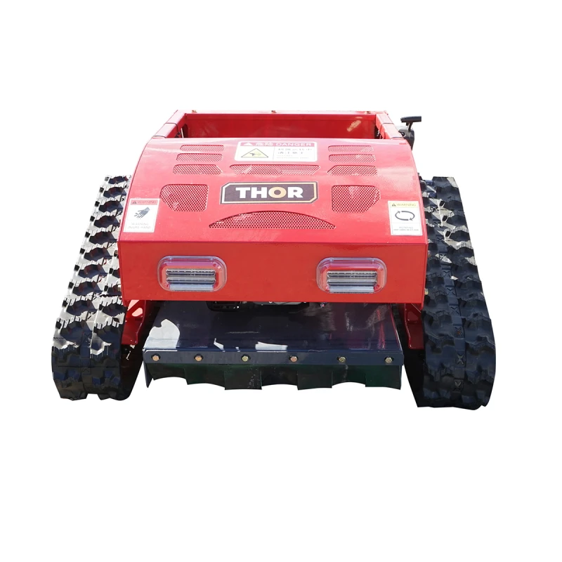 Robot de tuns iarba pe senile cu telecomanda, motor Loncin 9CP, 224cc, latime de taiere 550mm THOR