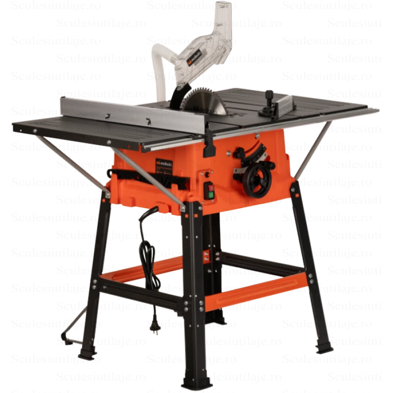 Fierastrau Circular de Masa Evotools TS 1800, 1800W, Disc 250mm, Taiere 85mm la 90°, Turatie 4500rpm, Masa 645x1002mm, 230V