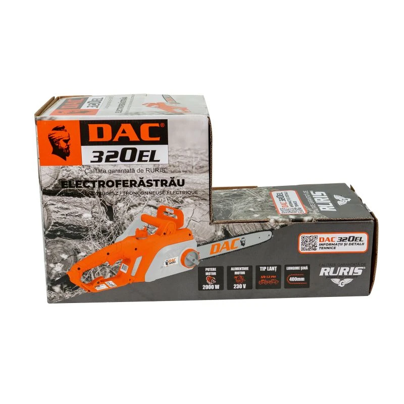 Drujba Ruris electrica DAC 320 EL, 2000 W, lungime sina 40 cm