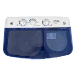 Masina de spalat rufe semiautomata Albatros WMS 5.3, Capacitate rufe uscate 5 Kg, Capacitate rufe storcere 2.5 Kg (Alb/Albastru)