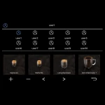 Espressor automat Samus Magnifique 19, Putere 1200-1450 W, 19 bari, Rezervor apa 1.7 L, Recipient cafea boabe 250 g, 20 tipuri bauturi, Sistem extractie lapte cu furtun 25 cm, Inaltime reglabila duze cafea