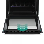 Aragaz Samus SM561BXS, 4 Arzatoare gaz, Cuptor gaz, Siguranta plita si cuptor, Geam dublu la cuptor, Inox/Argintiu