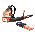 Suflanta pe acumulator RURIS 1284e Power Alfa UP, motor fara perii, 2x20V 4Ah Li-Ion, 4 viteze + Turbo, 1100 m3/h, 70 m/s, tub telescopic, incarcator dublu inclus