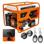 Generator de curent RURIS R-POWER GE5500RC – 5500W, 3 faze, motor 13CP, pornire electrica, telecomanda, AVR