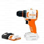 Masina de gaurit/insurubat pe acumulator RURIS RMX1240, 20V, fara perii, 40Nm, 2 viteze, 20+1 trepte torsiune, mandrina metalica rapida, LED, accesorii incluse