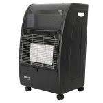 Soba pe gaz Samus RS421, GPL, 3 trepte de putere 1.55/2.9/4.2 kW, Senzor de prezenta a flacarii, Tip aprindere: piezo-electrica, Negru