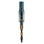Aspirator vertical fara fir 2 in 1 Samus Power Flex Pro, 350W, Putere de aspirare 23 kpa, Afisaj led cu functii, Recipient praf 0.5 l, Autonomie 45 min, 2 trepte de aspirare, perie rotativa cu leduri, turcoaz