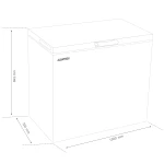Lada Frigorifica Albatros LA389E, 371 L, Dubla functionalitate(frigider/congelator), Fast Freeze, Clasa energetica E, Termostat reglabil, Alb