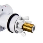 Robinet instant apa calda Albatros Aqualiente, Element de incalzire al apei din inox, 3000 W, Alb