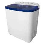 Masina de spalat rufe semiautomata Albatros WMS 5.3, Capacitate rufe uscate 5 Kg, Capacitate rufe storcere 2.5 Kg (Alb/Albastru)