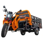 RURIS Pilot 3130N – Triciclu Electric Cargo cu Motor 3600W, Baterie 72V 58Ah, Autonomie 80 km, Capacitate 603 kg, Frana Fata Disc / Spate Tambur, viteza maxima de 25 km/h, conform reglementarilor UE, fara permis, negru