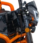 Triciclu Electric Cargo RURIS Pilot 3120N, 2000W, 72V 45Ah, Autonomie 70 km, Gri – Utilitar, Sarcina 542 kg, viteza maxima de 25 km/h, conform reglementarilor UE, fara permis, negru