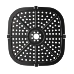 Friteuza cu aer cald Samus AF5-S1400DW, 5 l, 1400 W, Display LED, 7 programe, Temperatura 80-200 C, Tehnologie Fry Force 360° (Negru/Argintiu)